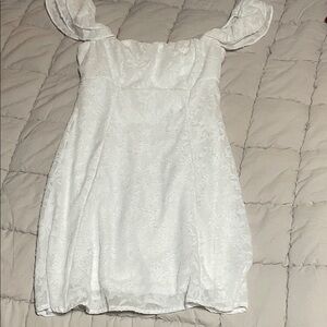 Wild Fable White Floral Mini Dress